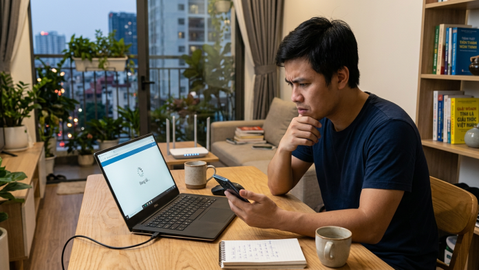 Wi-Fi đầy vạch nhưng Internet vẫn chậm: Vấn đề thực sự nằm ở đâu? Minh họa chủ đề Wi-Fi đầy vạch nhưng Internet vẫn chậm: Vấn đề thực sự nằm ở đâu?
