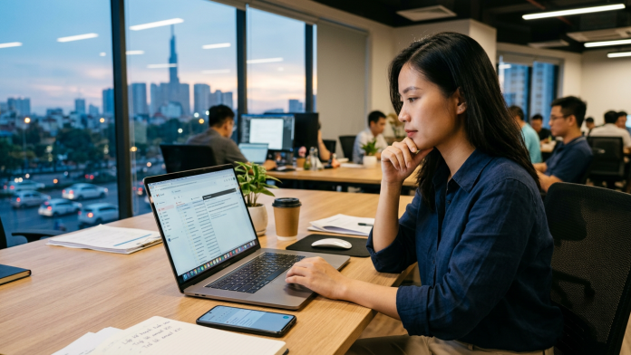 Có nên để AI viết email, lập kế hoạch và xử lý công việc thay mình? Minh họa chủ đề Có nên để AI viết email, lập kế hoạch và xử lý công việc thay mình?